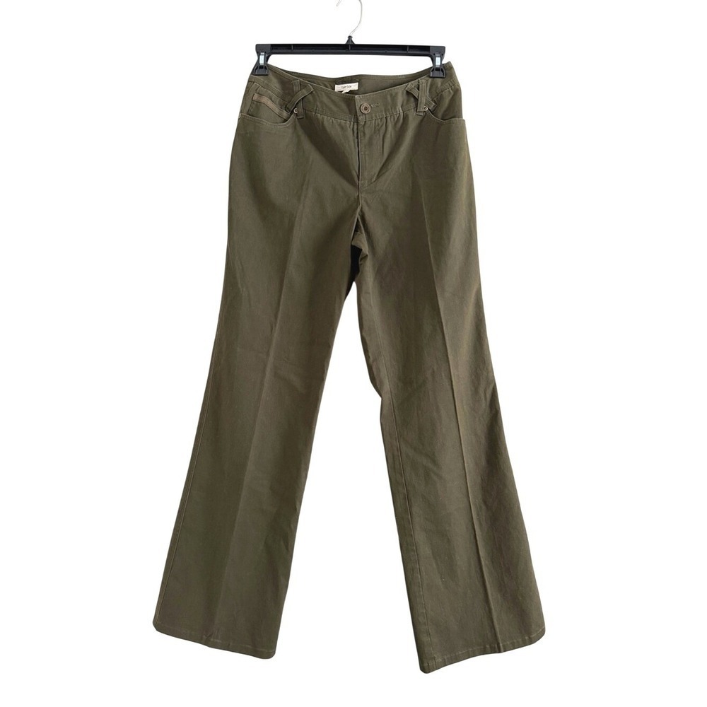 Tyler Boe Women's Olive Green Wide-Leg Jeans size 8